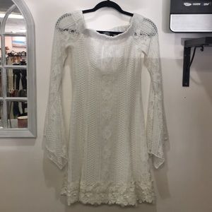 Nicholas dress white eyelid